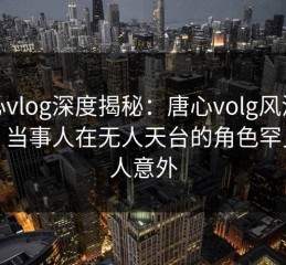 糖心vlog深度揭秘：唐心volg风波背后，当事人在无人天台的角色罕见令人意外